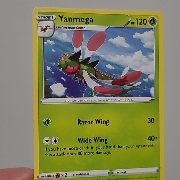 Yanmega 007/189 Pokémon Card Astral Radiance 2022 Uncommon Nice Shape - Picture 3 of 3